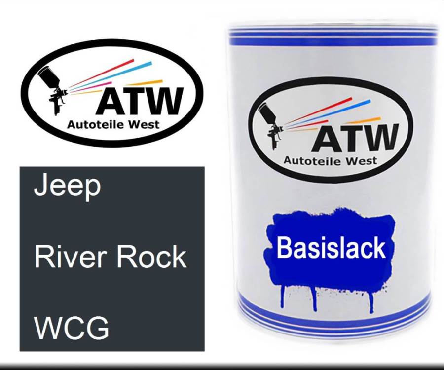 Jeep, River Rock, WCG: 500ml Lackdose, von ATW Autoteile West.